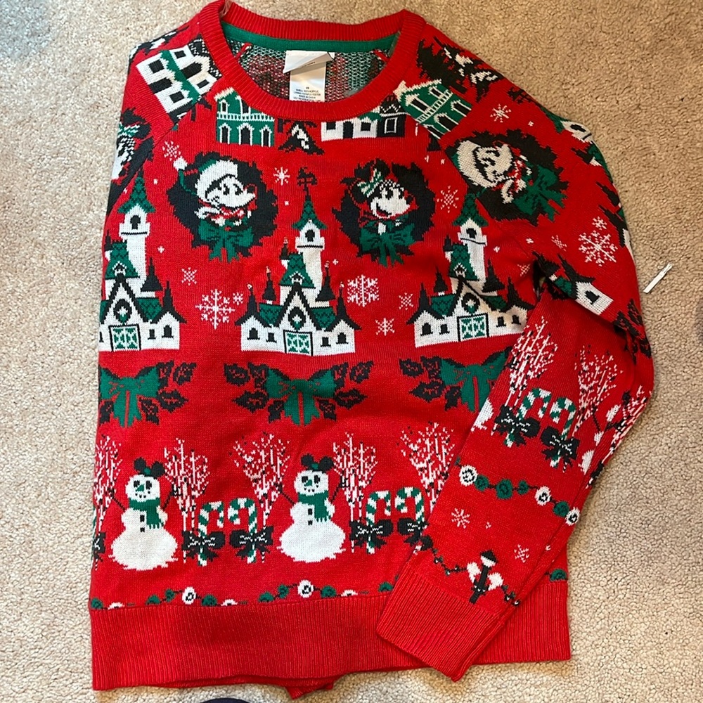 Disney Parks Light up Holiday Sweater. XS